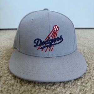 LA Dodgers New Era Gray Cooperstown Collection Wool 59FIFTY Fitted Hat